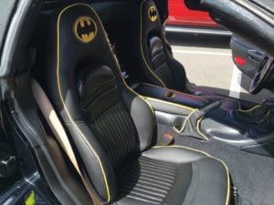 Batman Graphic Vehicle Upholstery Printing - Silver State Barricade and Sign Custom Signs