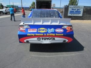 NASCAR Bobby Labonte 47 Car Wrap - Silver State Barricade and Sign Custom Signs