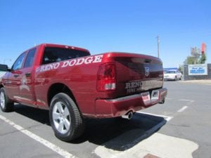 Reno Dodge Rodeo Truck Wrap - Silver State Barricade and Sign Custom Signs
