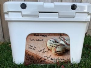 VB Velocity Baseball Cooler Wrap - Silver State Barricade and Sign Custom Signs