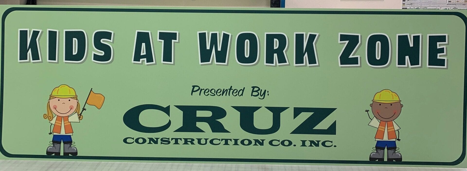 Cruz Construction Co. Inc. Sign - Silver State Barricade and Sign Custom Signs